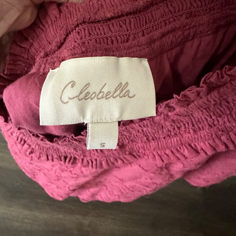 Cleobella Red One-Shoulder Ruffle Dress - Picture 5 of 5